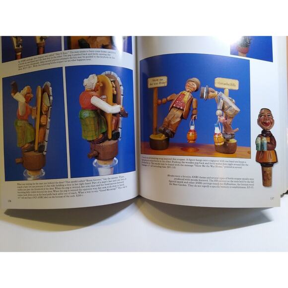 ANRI Woodcarving Book & Price Guide Bottle Stoppers Nutcrackers Charles Dickens - Picture 9 of 12